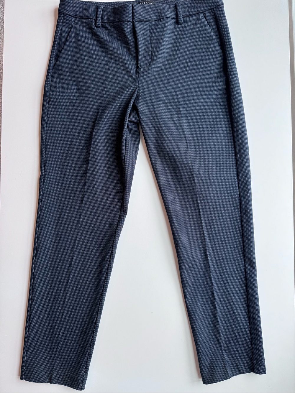 Liverpool Los Angeles Black Pindot Trouser Pants Stretch Slim Leg Size 10 NWT